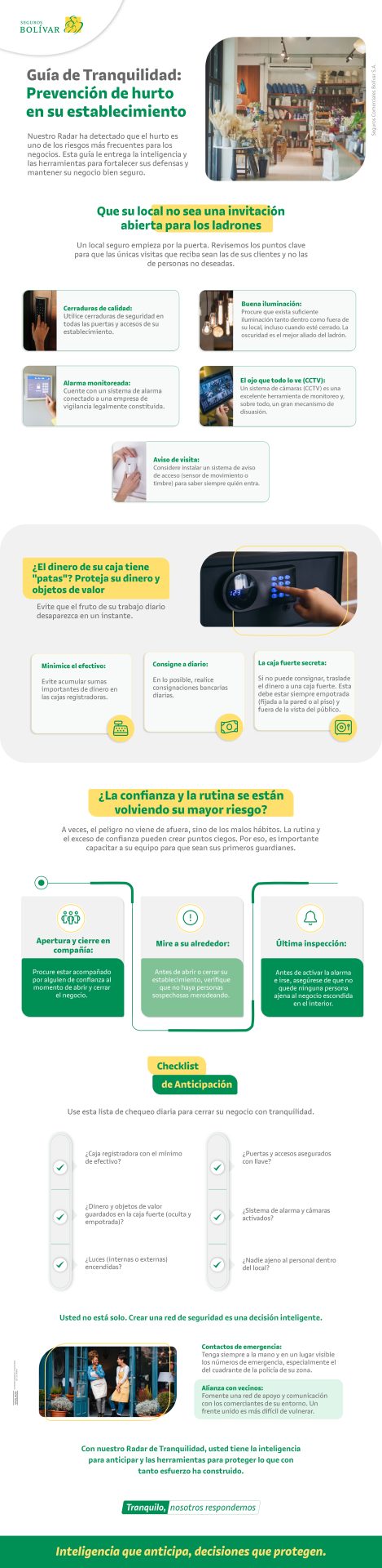 Infografía prevención de hurto pymes